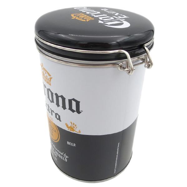 コロナビール キャニスター缶 保存容器 コロナ ビール グッズ ブリキ缶