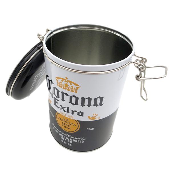 コロナビール キャニスター缶 保存容器 コロナ ビール グッズ ブリキ缶