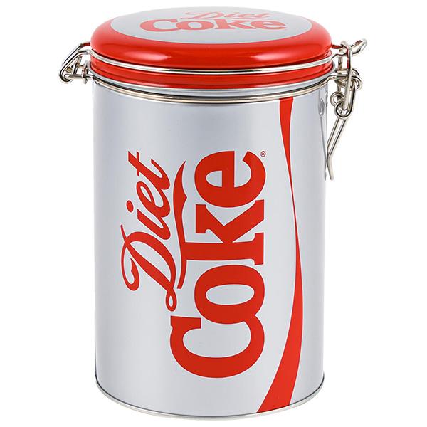 Coca Cola（コカコーラ） ダイエット キャニスター 缶 丸 密閉 缶