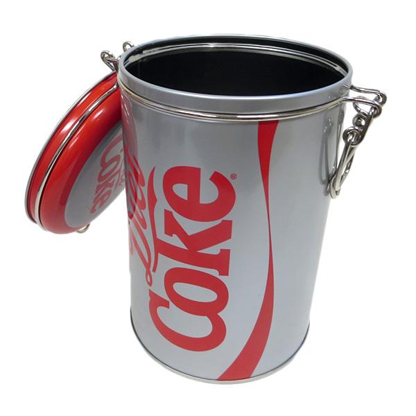 Coca Cola（コカコーラ） ダイエット キャニスター 缶 丸 密閉 缶