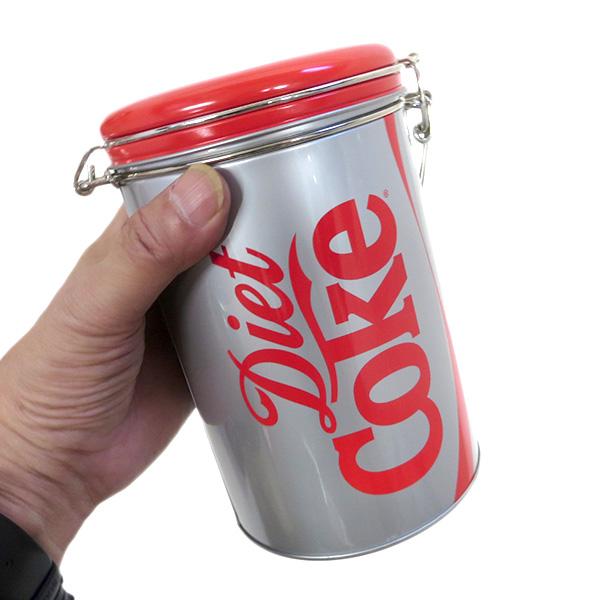 Coca Cola（コカコーラ） ダイエット キャニスター 缶 丸 密閉 缶