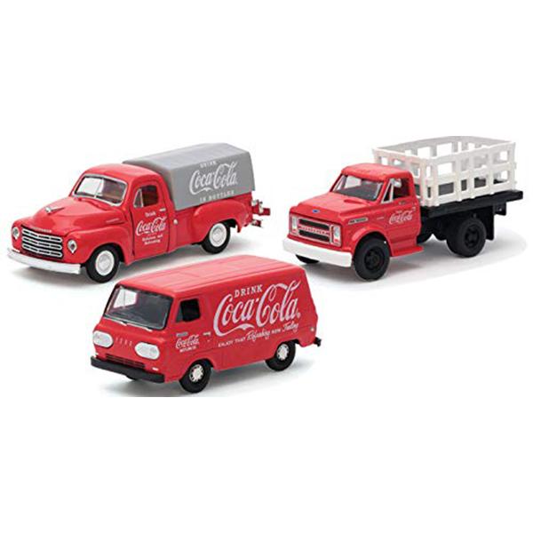 非売品コカコーラ 50周年記念1/64スケール ミニカーセット全8種　未開封 非売品コカコーラ 50周年記念1/64スケール ミニカーセット全8種