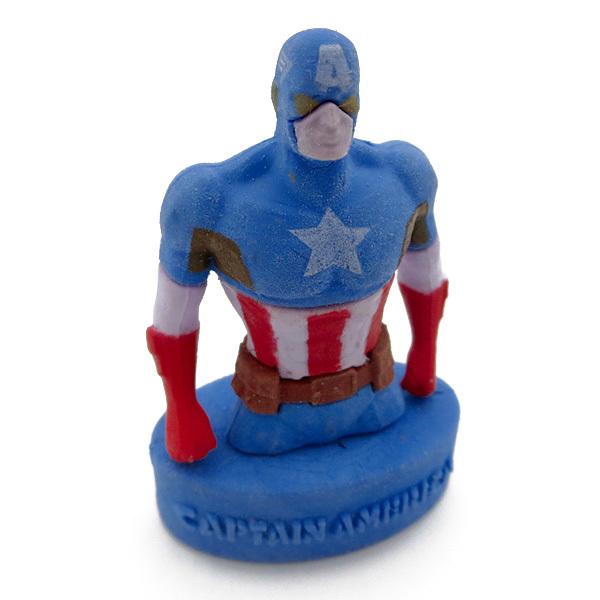 スパダーマン フィギュア キャプテンアメリカ アメリカン雑貨 輸入雑貨 アメコミ MARVEL（マーベル） フィギュア イレーサー 3体セット スパイダーマン