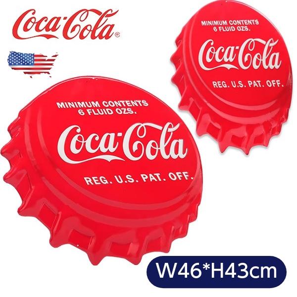 Coca Cola（コカコーラ） 看板 ボトルキャップ ブリキ看板 グッズ