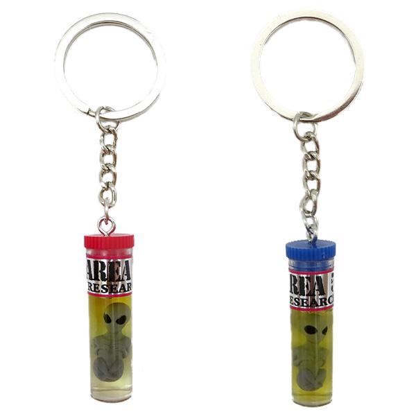 エイリアン ベイビー キーチェーン ホルマリン漬け キーリング