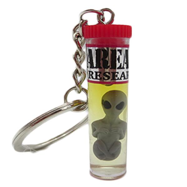 エイリアン ベイビー キーチェーン ホルマリン漬け キーリング