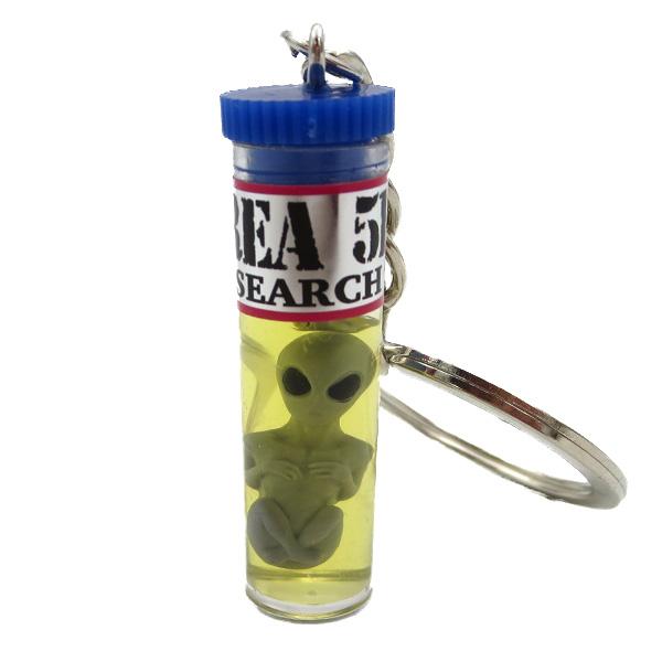 エイリアン ベイビー キーチェーン ホルマリン漬け キーリング