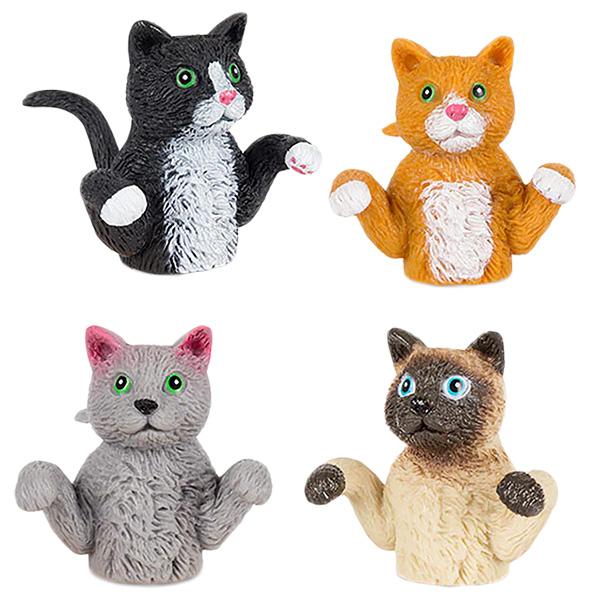 フィンガーパペット 猫 指人形 12個アソートセット 動物 キャット