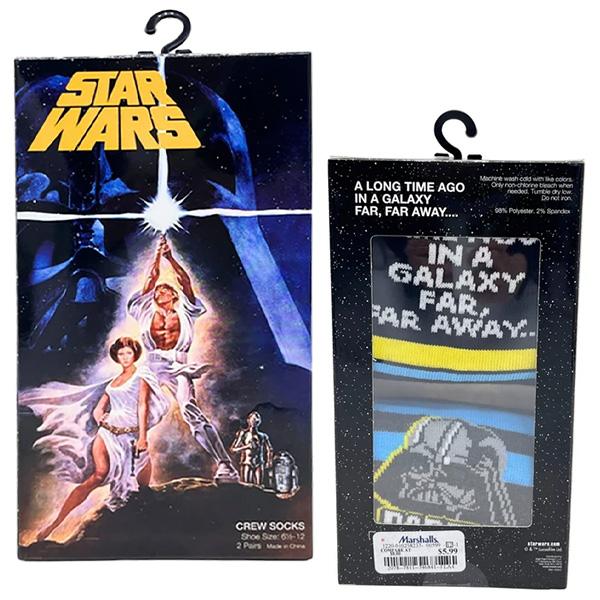 STAR WARS（スター・ウォーズ） 靴下 2足セット クルーソックス グッズ