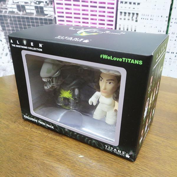 TITAN タイタン エイリアンフィギュア ビニール TWIN PACK 約H80mm