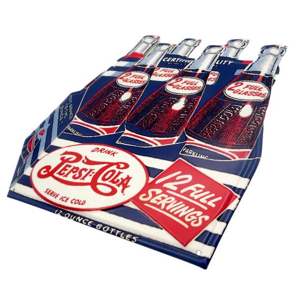 PEPSI（ペプシ） ペプシコーラグッズ ブリキ看板 アメリカン PEPSI