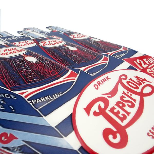 PEPSI（ペプシ） ペプシコーラグッズ ブリキ看板 アメリカン PEPSI