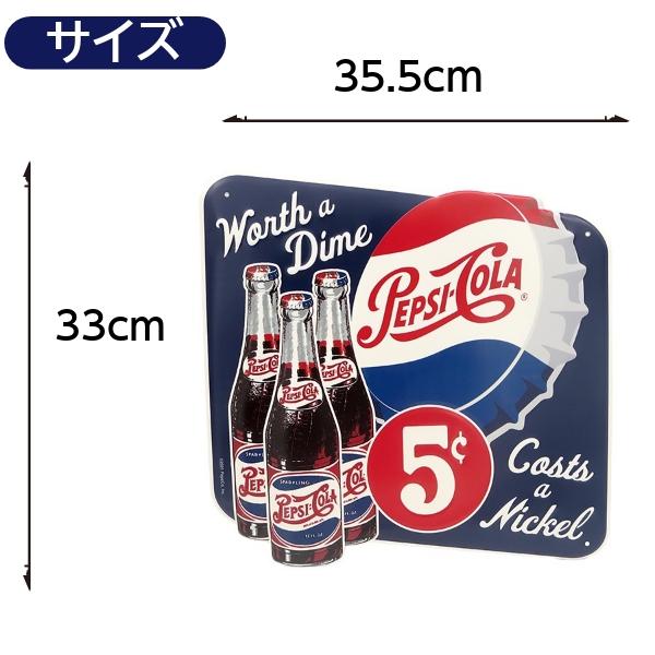 PEPSI（ペプシ） ペプシコーラグッズ ブリキ看板 アメリカン PEPSI