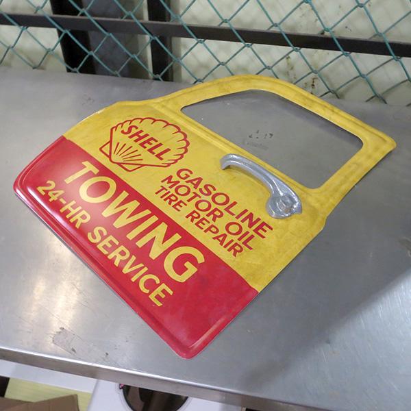 SHELL シェル ビンテージ看板 1970s'