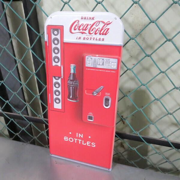 Coca Cola（コカコーラ） 看板 自販機 ブリキ看板 レトロ グッズ