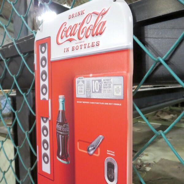 Coca Cola（コカコーラ） 看板 自販機 ブリキ看板 レトロ グッズ