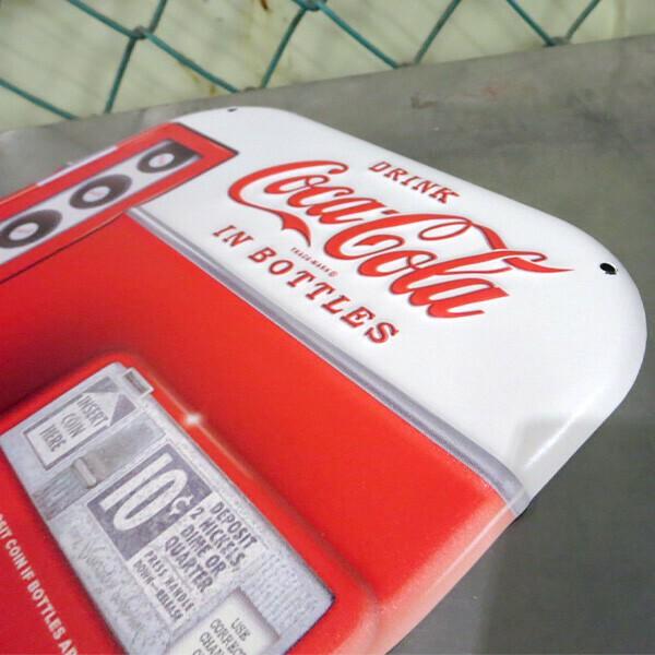 Coca Cola（コカコーラ） 看板 自販機 ブリキ看板 レトロ グッズ