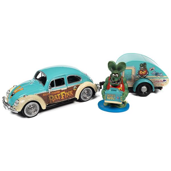 RAT FINK（ラットフィンク） ミニカー 1/24 トレーラー フィギュア