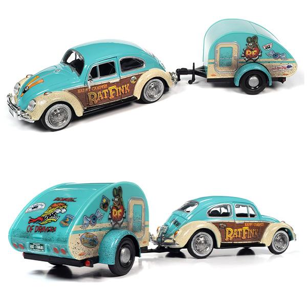 RAT FINK（ラットフィンク） ミニカー 1/24 トレーラー フィギュア