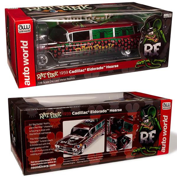 RAT FINK ミニカー 1/18 ラットフィンク 1959 キャデラック RAT FINK ミニカー 1/18 ラットフィンク 1959 キャデラック