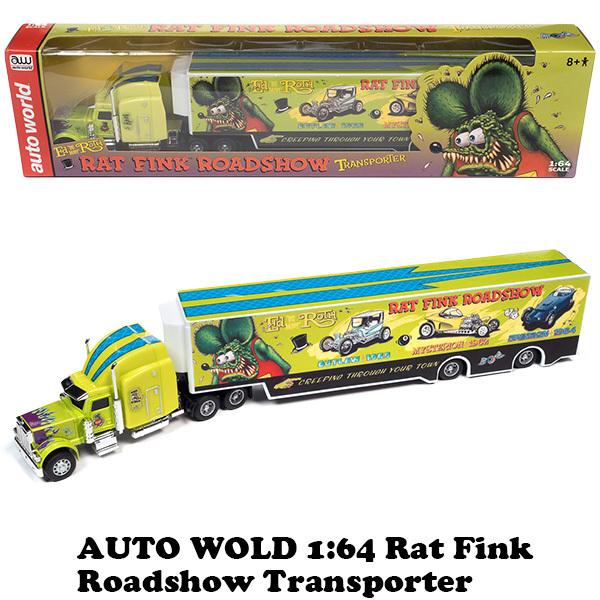 RAT FINK（ラットフィンク） ミニカー 1/64 AUTO WORLD Rat Fink