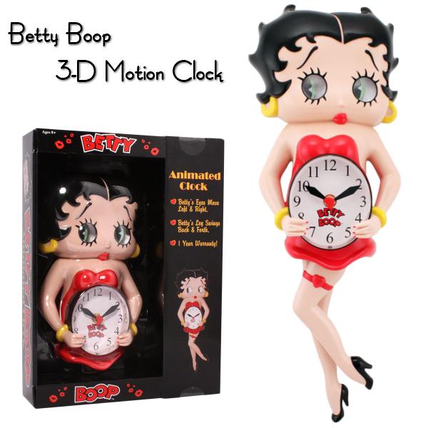 ベティちゃん　壁掛け時計 BETTY BOOP（ベティ ブープ） 壁掛け時計 キャラクター かわいい べテ