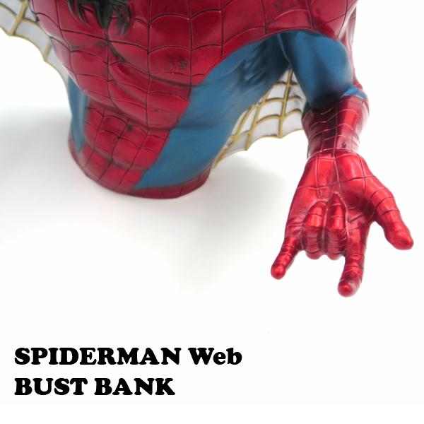 2001年製　スパイダーマン　等身大　貯金箱　マーベル スパイダーマン 貯金箱 マーベル
