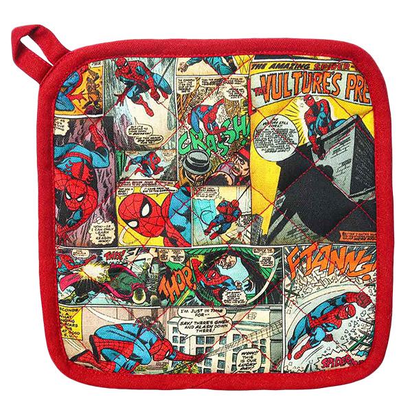 MARVEL スパイダーマン グッズ ランチクロス & ポットホルダー