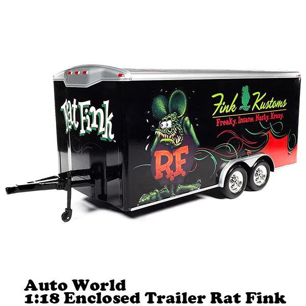 RAT FINK（ラットフィンク） ミニカー 1/18 トレーラー ダイキャスト 