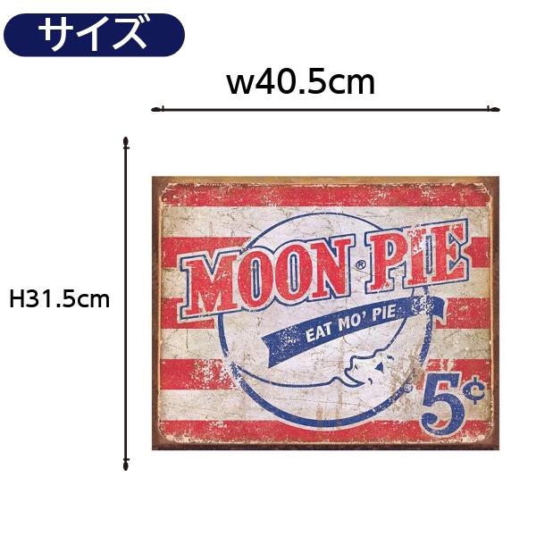ムーンパイ ブリキ看板 アメリカン雑貨 メタルサイン MOON PIE