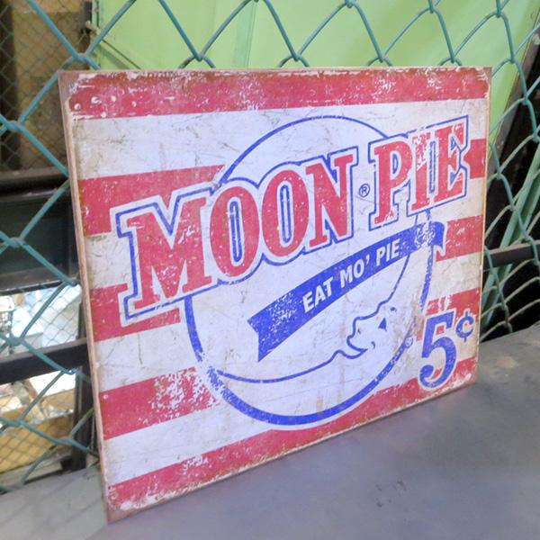ムーンパイ ブリキ看板 アメリカン雑貨 メタルサイン MOON PIE AMERICA