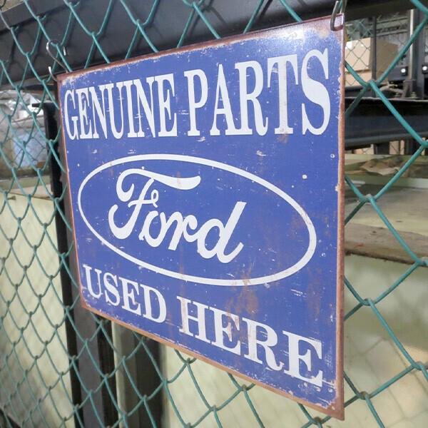 フォード ブリキ看板 ダメージ仕様 RUSTED FORD ガレージ アメリカン