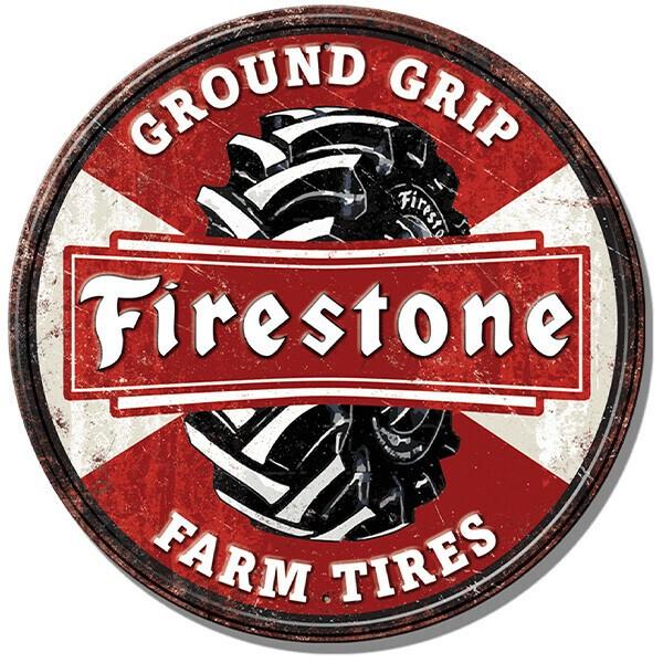Firestone レトロ金属サイン Firestone レトロ金属サイン