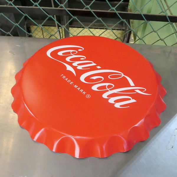 コカコーラ 看板 ボトルキャップ ブリキ看板 コカコーラ グッズ インテリア雑貨 アメリカン雑貨 壁掛け 壁装飾品 インテリア ガレージ ダイナー おしゃれ レトロ | Coca Cola | 07