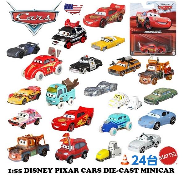 MATTEL（マテル） カーズ おもちゃ 1/55 ミニカー24台 アソートセット
