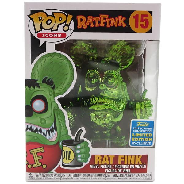 ファンコPOP! ラットフィンク フィギュア メタリックグリーン 約H110mm ファンコ RAT FINK 緑 キャラクター アメトイ アメリカン雑貨｜funandfunny｜02