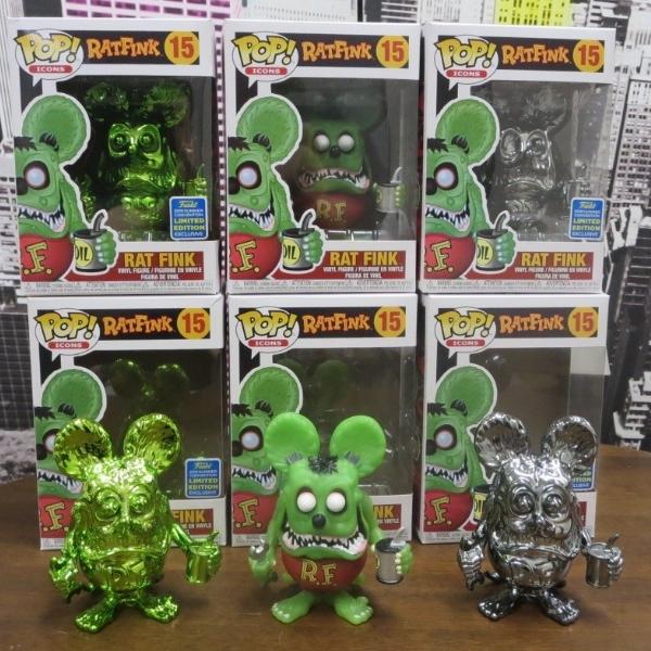 RAT FINK ファンコPOP ラットフィンク フィギュア メタリック RAT FINK ファンコPOP ラットフィンク フィギュア メタリック