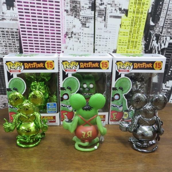 RAT FINK ファンコPOP ラットフィンク フィギュア メタリック RAT FINK ファンコPOP ラットフィンク フィギュア メタリック