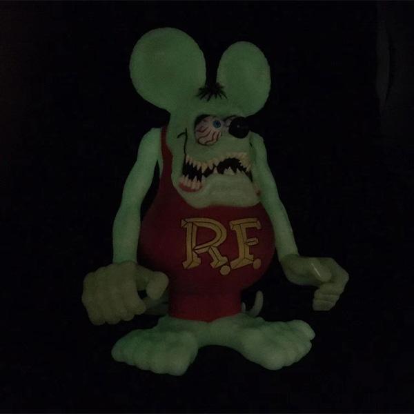 RAT FINK ラットフィンク フィギュア 蓄光タイプ 特大 貯金箱