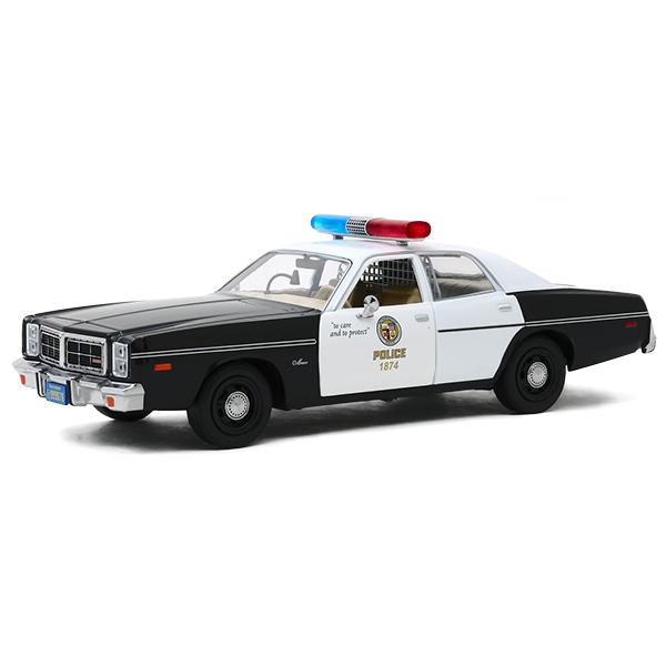 希少！ターミネーター2！1977 Dodge 1/24ロス市警パトカー美品 1977 DODGE MONACO POLICE CAR THE TERMINATOR MOVIE 1/24 DIECAST