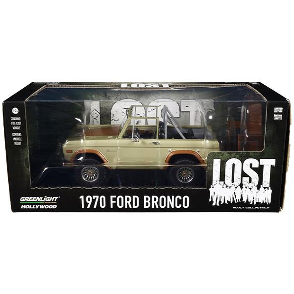 1:24 LOST 1970 Ford Bronco【ロスト】ミニカー GREENLIGHT LOST TV SERIES 1970 FORD BRONCO 1/24 DIECAST GOLD