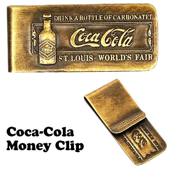 Coca Cola（コカコーラ） マネークリップ 金具 真鍮 札挟み 札束止