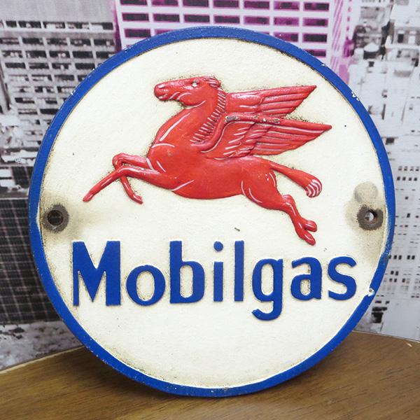 サインプレート モービルガス アメリカン 看板 ガレージ