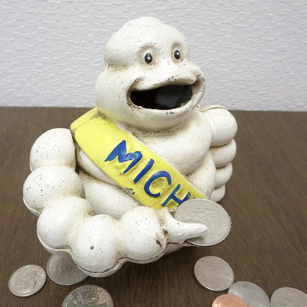 ミシュランマン 貯金箱 バンク 置物 オブジェ ミシュラン キャラクター