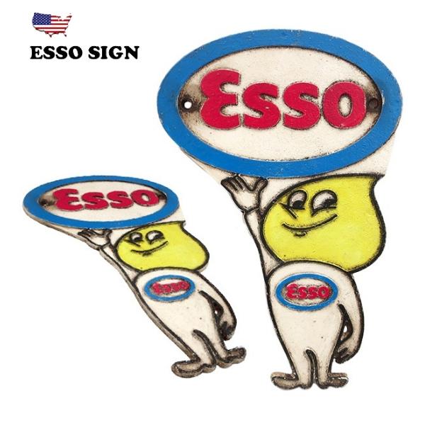 エッソボーイ サインプレート アメリカン 看板 オイル ESSO ガレージ