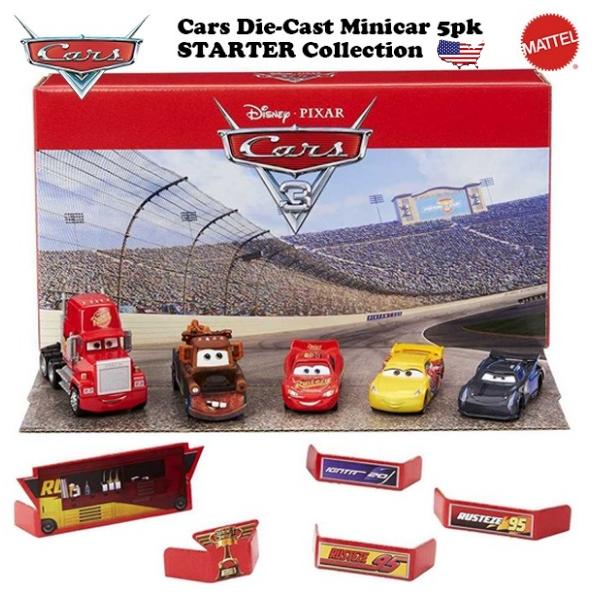 MATTEL（マテル） カーズ 3 おもちゃ 1/55 ミニカー5台付きの