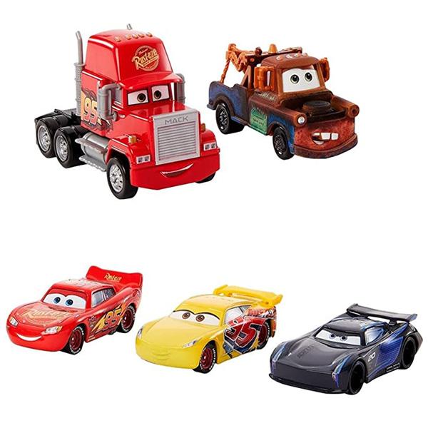 MATTEL マテル カーズ 3 おもちゃ 1/55 ミニカー5台付きの