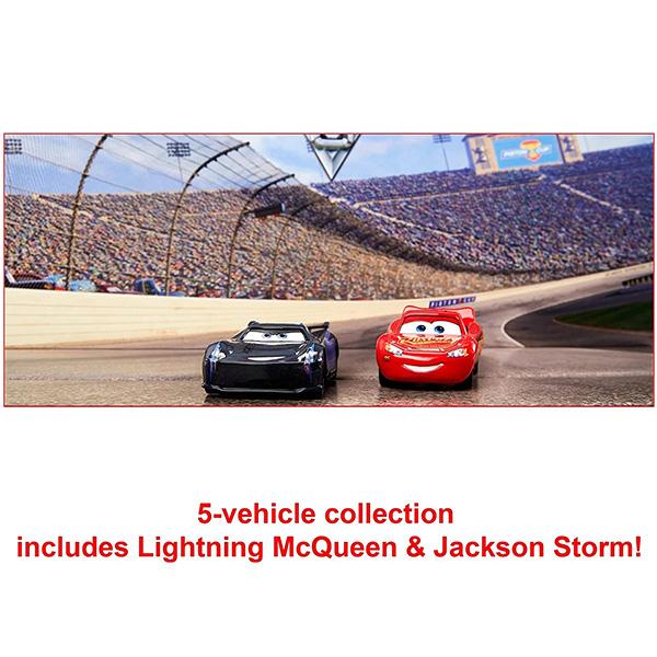 MATTEL マテル カーズ 3 おもちゃ 1/55 ミニカー5台付きの