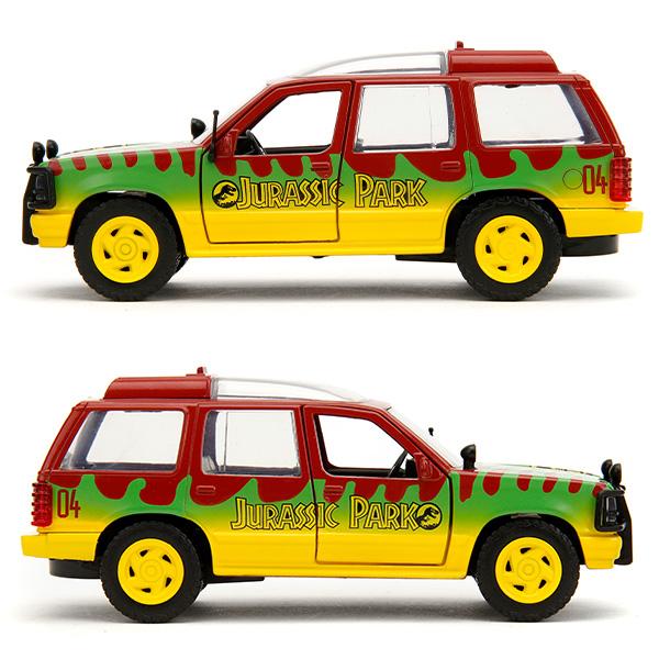 Jada ジュラシックワールド ミニカー 1/32 車 おもちゃ 恐竜 好き
