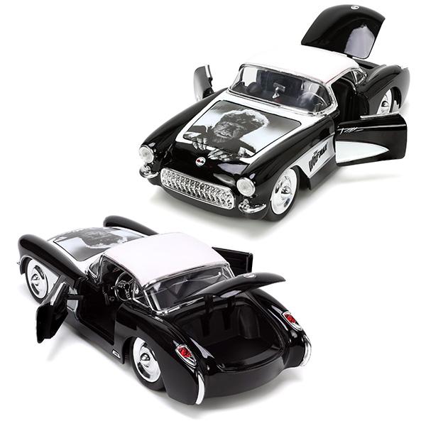 Jada ミニカー ウルフマン 狼男 フィギュア 付き JADATOYS 1/24